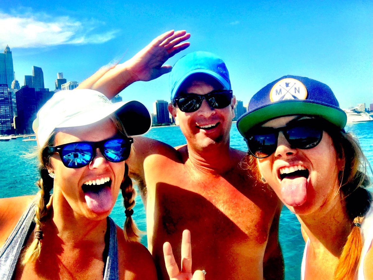 kaitlinkohler's tweet photo. Sundays are for sailing with no winds, mimosas with no OJ and best friends #dadhatgamestrong @keyokiel @ShaneMellow https://t.co/oigykoyidg