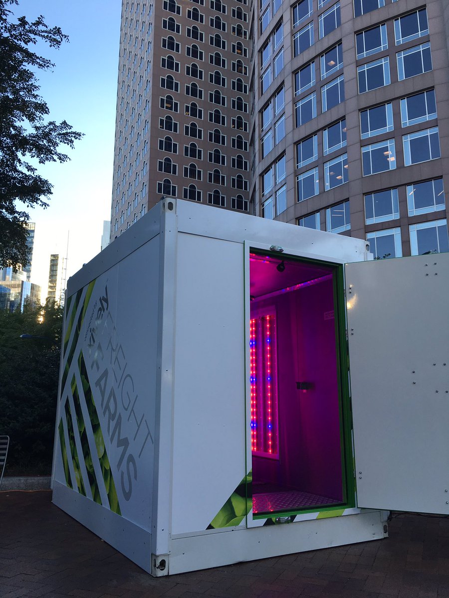 BikeFirstBrad's tweet photo. Spreading the @FreightFarms message at #blff16 @HelloGreenway with tours & demos of the latest product, the LGC https://t.co/ZocEb0Kkcc