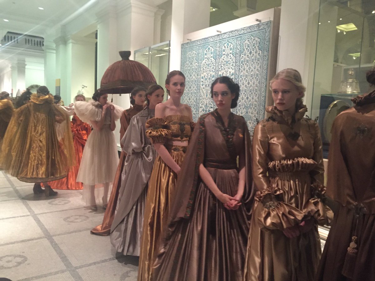 OnFeatures's tweet image. Beautiful dresses backstage at #FeiFeiCica's #SS17 collection. #OnFeatureAtLFW #LFW