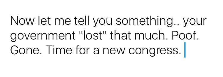 NoahAndrew's tweet photo. First ask yourself, if you had $6,500,000,000,000 what would you do with it? 🇺🇸 https://t.co/zCGzNZq4Vh