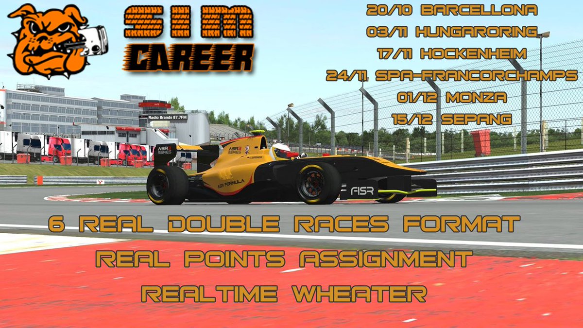 SimCareer's tweet photo. New @rFactor2 @SimCareer champ announced!
It's the #asr3 championship, that starts next month!!!
C'mon, let's race! https://t.co/jZE71oL8sd