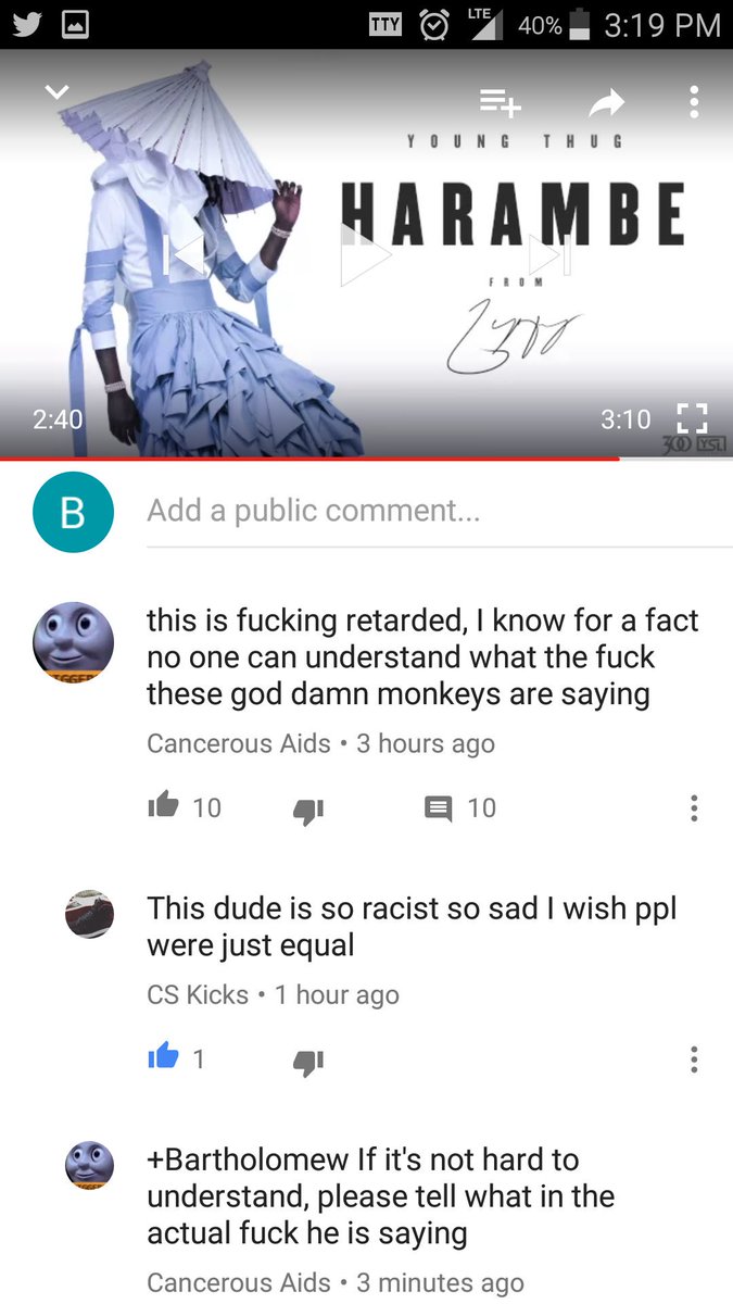 litboytay's tweet photo. If you dont like his music just don't fucking listen to it. There is no reason for that type of comment. https://t.co/UN1YXmC0uU