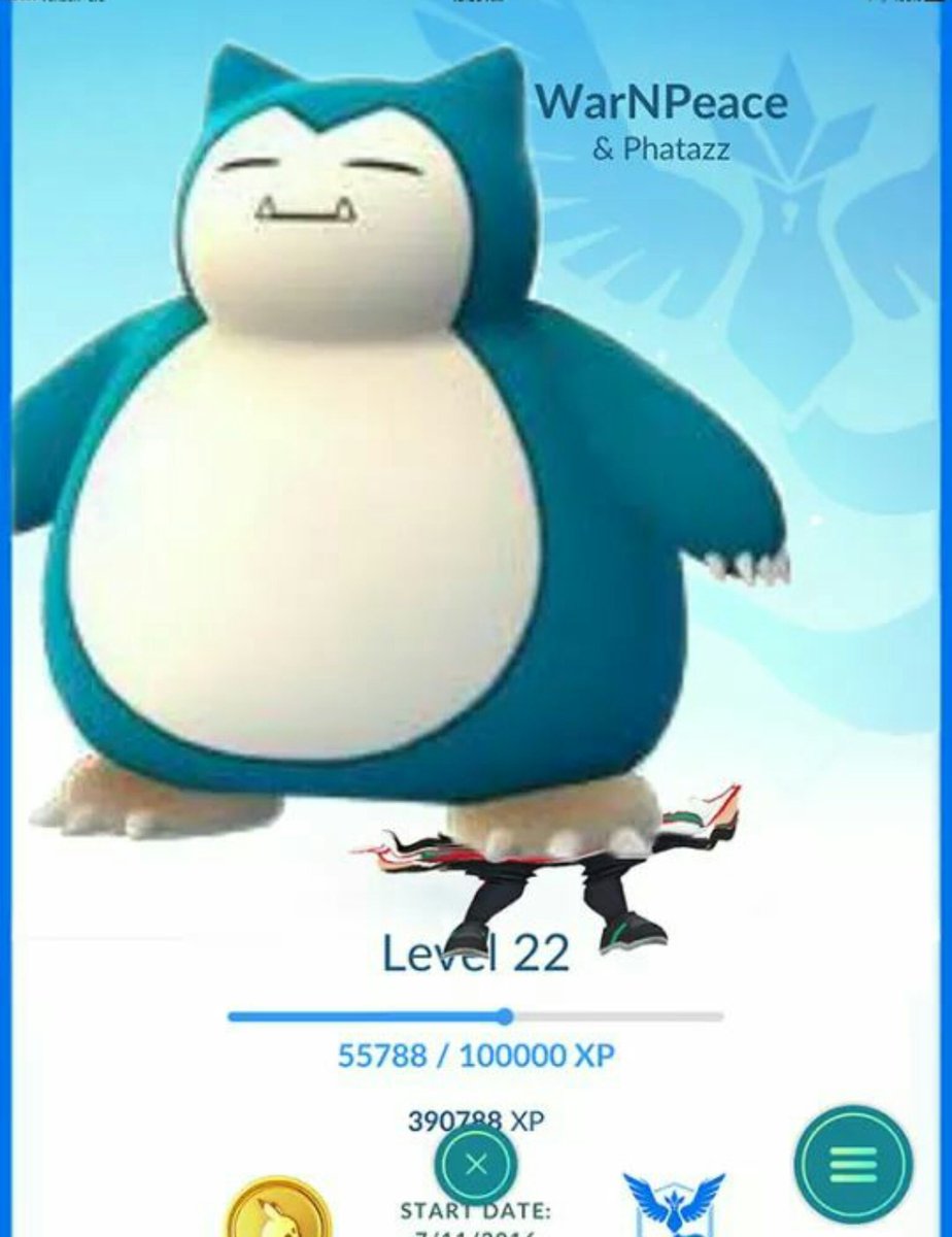 PokeGoGranada's tweet photo. Cuando te acompaña un Snorlax #PokemonGO https://t.co/aKmWM2bbu9
