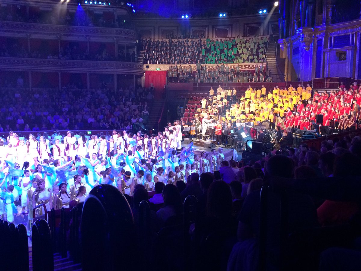 Alison Hitchcock (@alihitchcock1) on Twitter photo . <a href="/RoyalAlbertHall/">Royal Albert Hall</a> watching niece sing & dance somewhere in this lot! 1200 kids given experience of their lives . <a href="/RoyalAlbertHall/">Royal Albert Hall</a> watching niece sing & dance somewhere in this lot! 1200 kids given experience of their lives