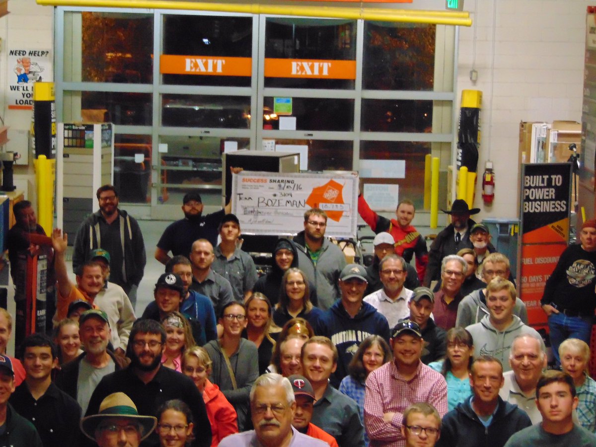 bigskyHDteam's tweet photo. Happy Success Sharing @THEBzmanHD3104! #1HSuccessSharing #Homedepotproud https://t.co/w0sgWDhyXn