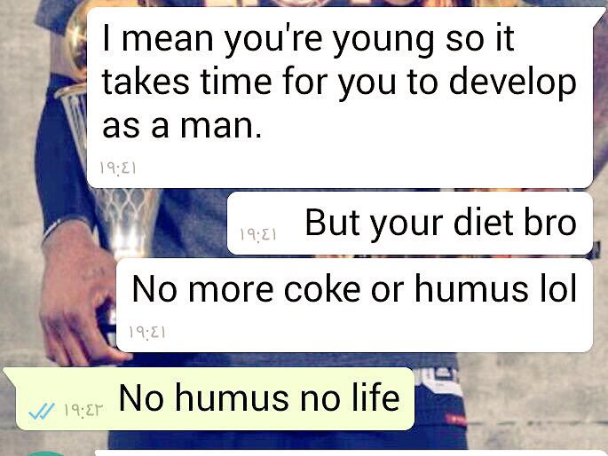 ShahdAbboud's tweet image. We don&apos;t play about Humus in the family. Lol my brother knows wassup💀 #Arabsproblems  @monem_abboud23