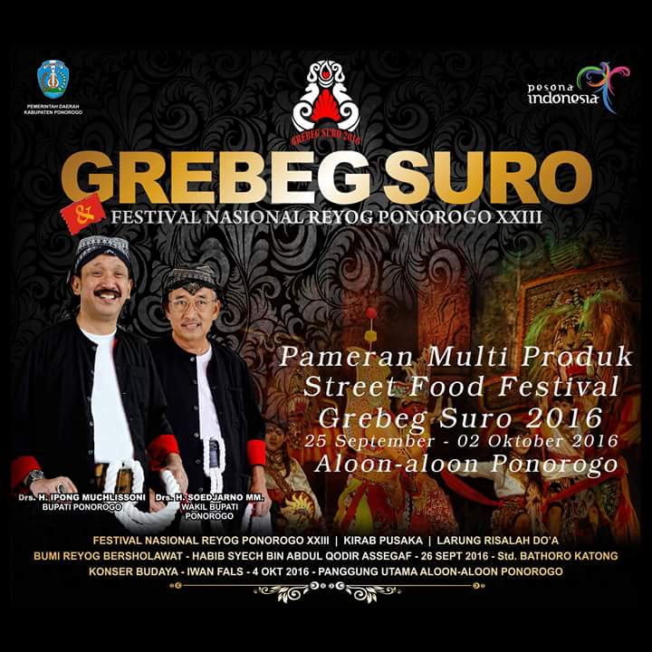 Pameran Multi Produk Unggulan Ponorogo, Street Food Festival Grebeg Suro 2016 #PonorogoDuweGawe #grebegsuro2016