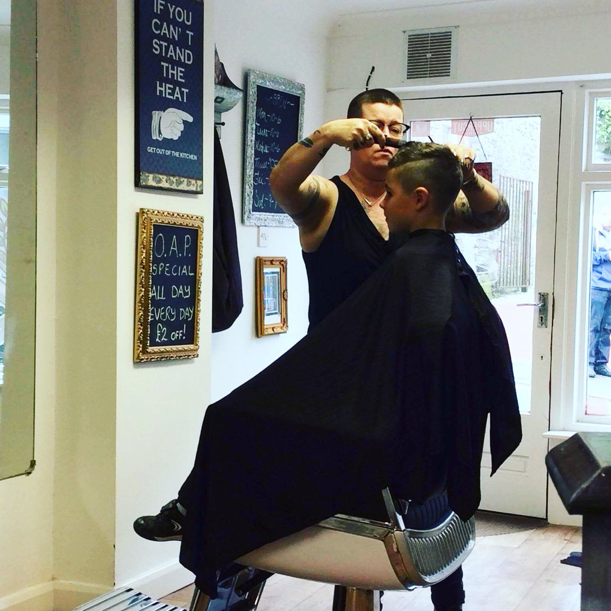 #themadamerican #barberlife