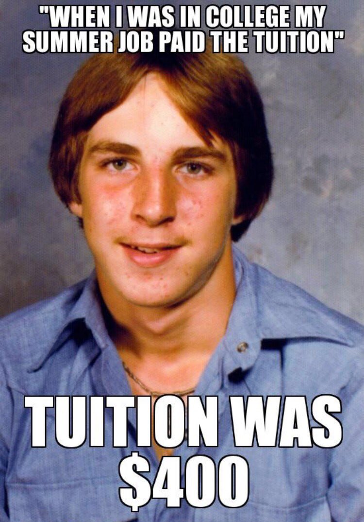Katherinegreg8's tweet photo. If only I could say the same thing about tuition today ... #ouch #tuitionbreaksmybank #ShamoonRWS100 https://t.co/qChKZnRO8B