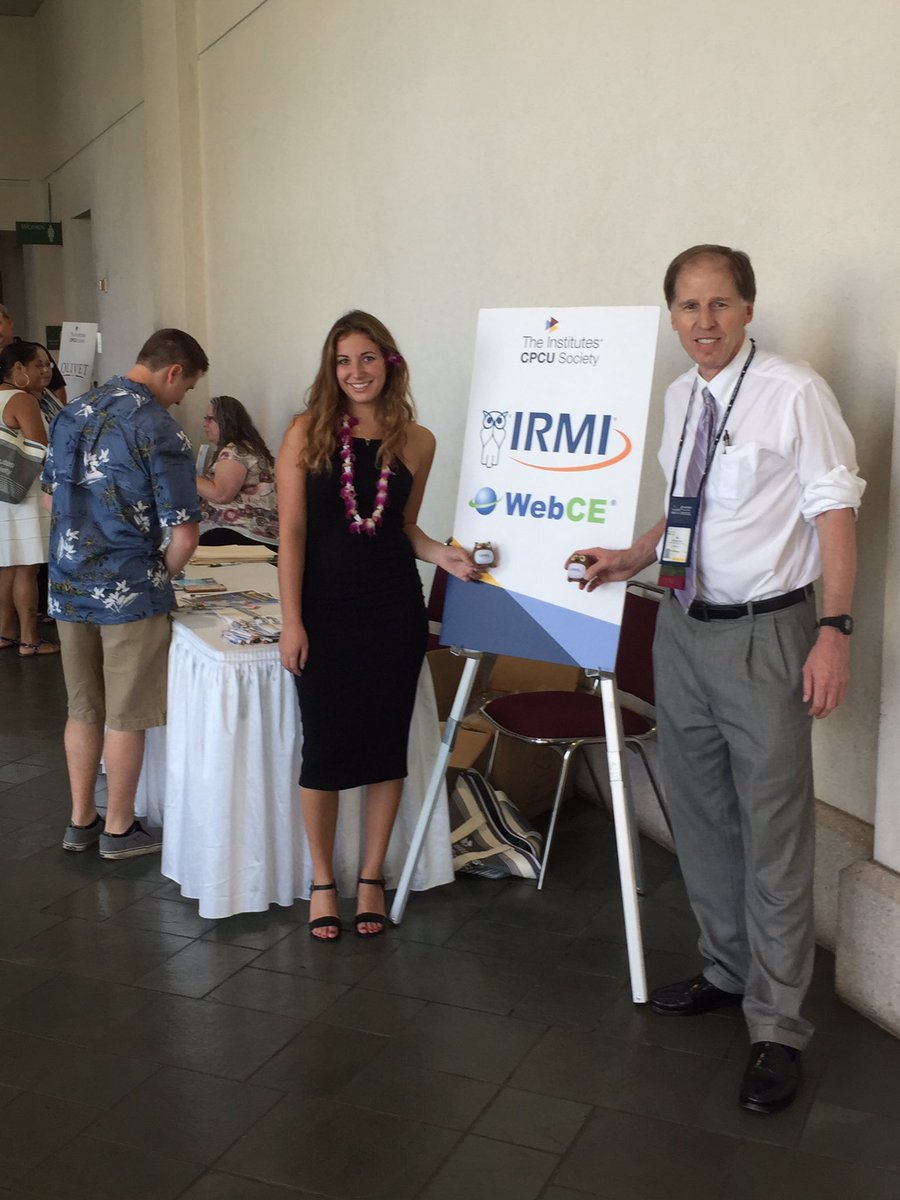 joelapp123's tweet photo. Come visit the IRMI booth at the #CPCU2016 conference! https://t.co/1IizcZ4CZF