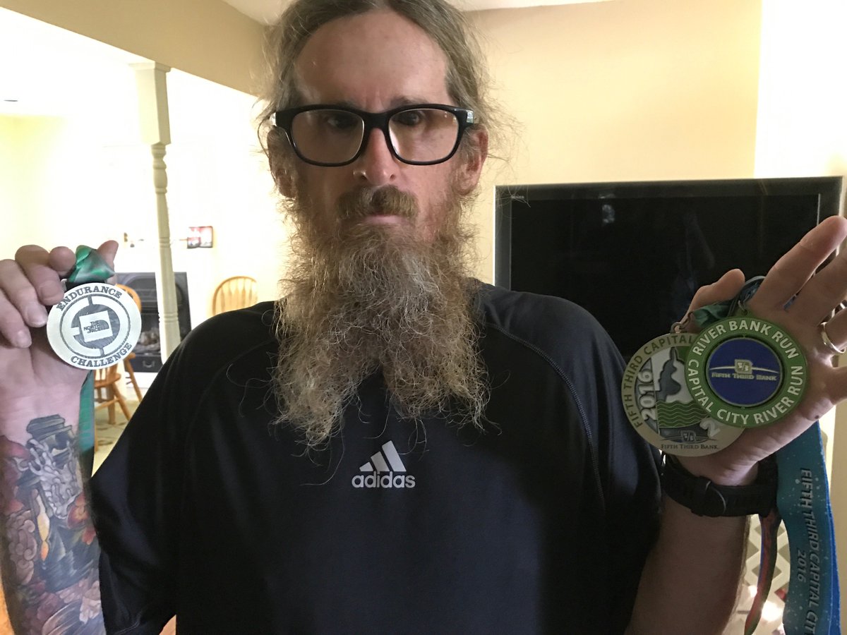 Marathon double this weekend. Trails of <a href="/thenorthfaceECS/">Endurance Challenge</a> in Wisconsin and the roads of <a href="/CCRiverRun/">Cap. City River Run</a> in Michigan