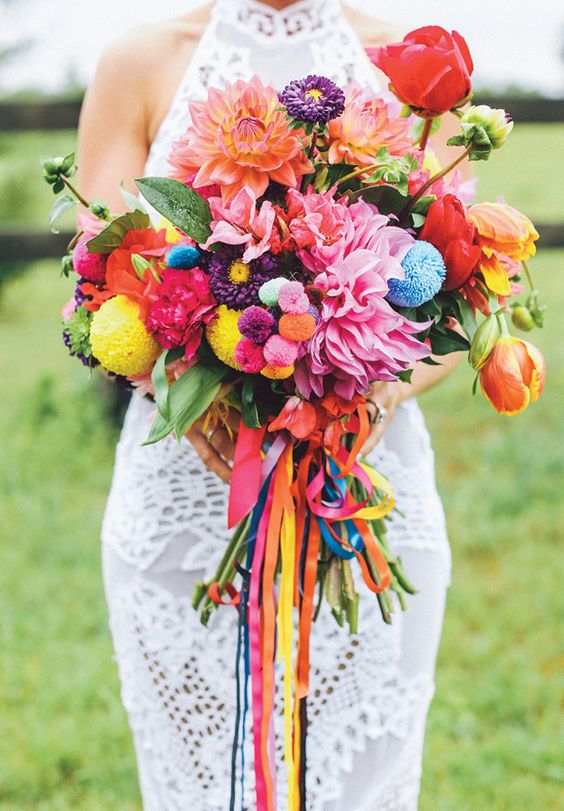 wantthatwedding's tweet photo. A Bright Rainbow Wedding Theme Full Of Colour https://t.co/vAUo0SstPV https://t.co/LuvrvNhblz