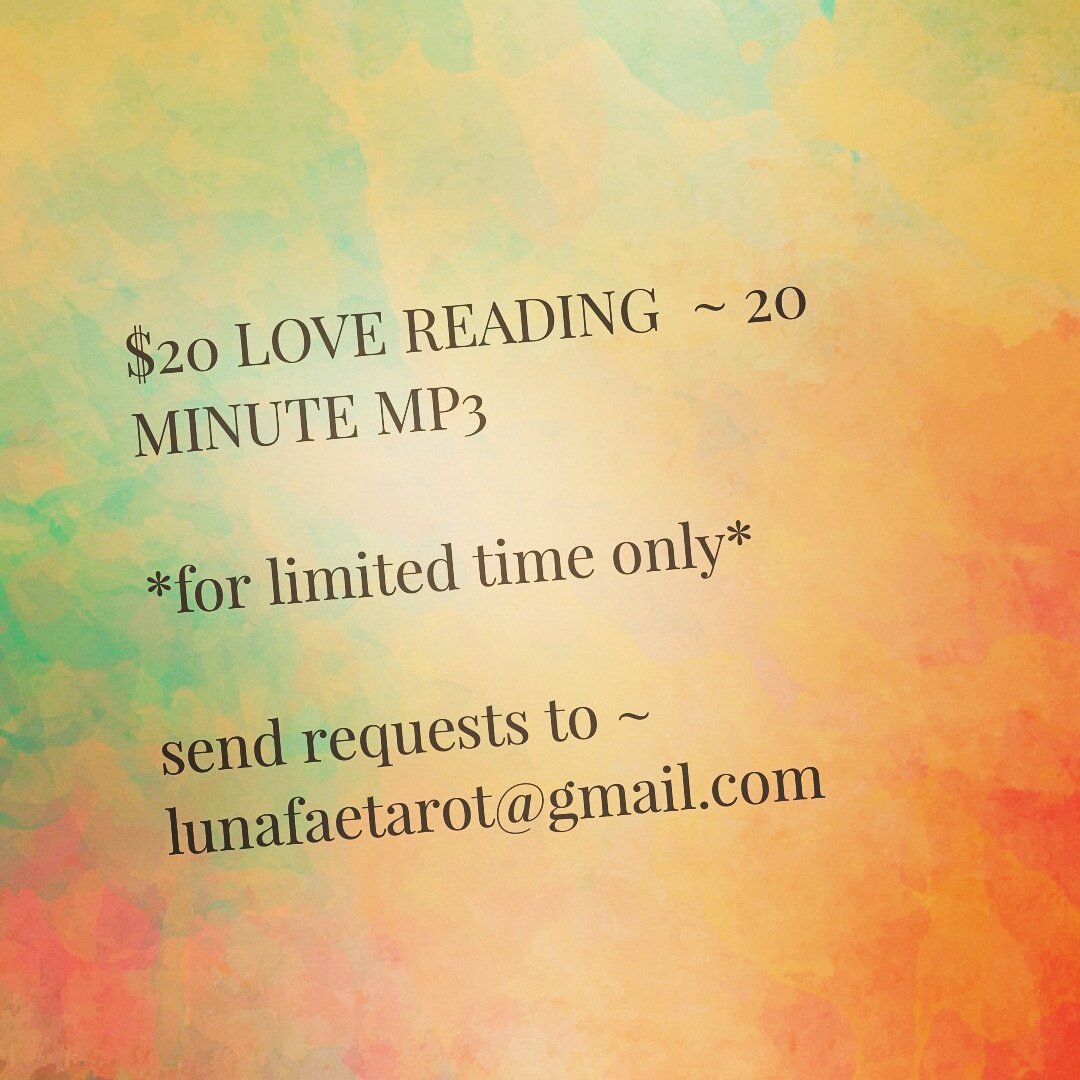 💗💗💗LOVE READING💗💗💗 $20 ~ 20 MINUTE MP3 ☆limited time only #tarotreadersofinstagram #Psychicreading #Tarot