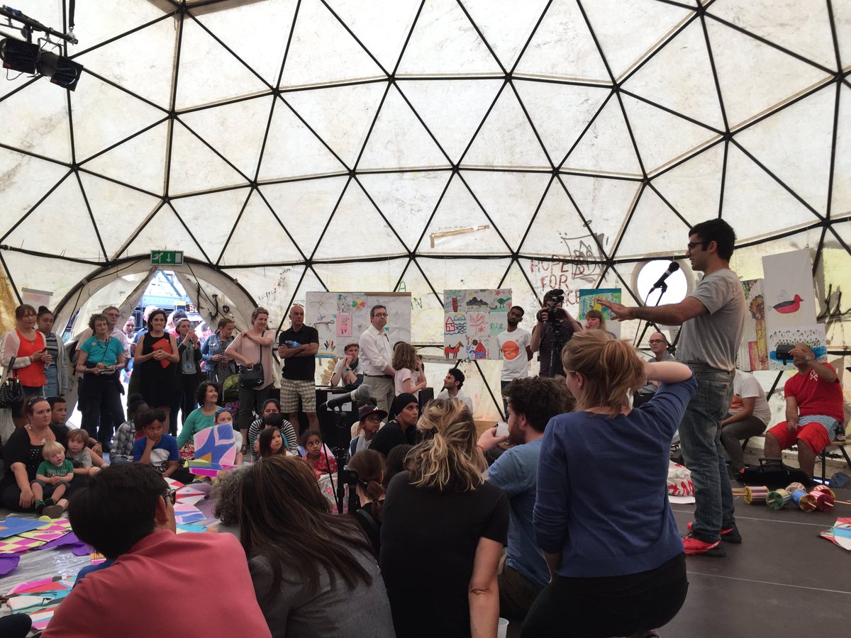 fjordaan's tweet photo. @structureFOUND The Good Chance Dome on the South Bank this summer was a #diagrid (geodesic dome) #structurallyfound https://t.co/COyau1iVQy