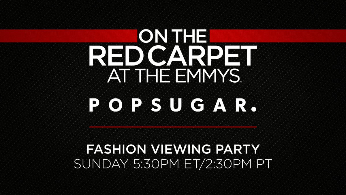 Join OTRC and <a href="/POPSUGARFashion/">POPSUGAR Fashion</a> for @MBUSA #Emmys Red Carpet live stream at 2:30pm PT. #MercedesRedCarpet