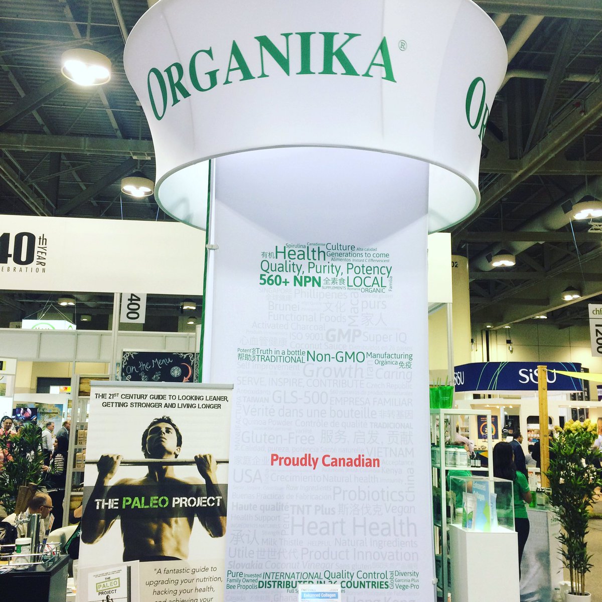 DrBubbs's tweet photo. Great time with @organikahealth team at #CHFA show talking #nutrition #health #exercise! #PaleoProject https://t.co/2ADZKPfBYg