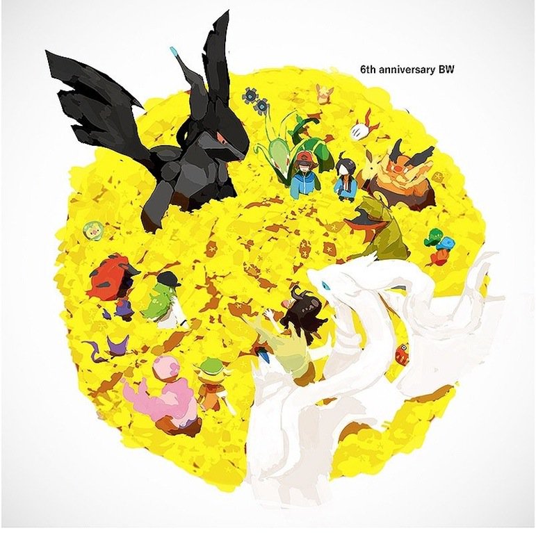 //Here's to six years!
Happy anniversary to Pokemon Black &amp; White!
