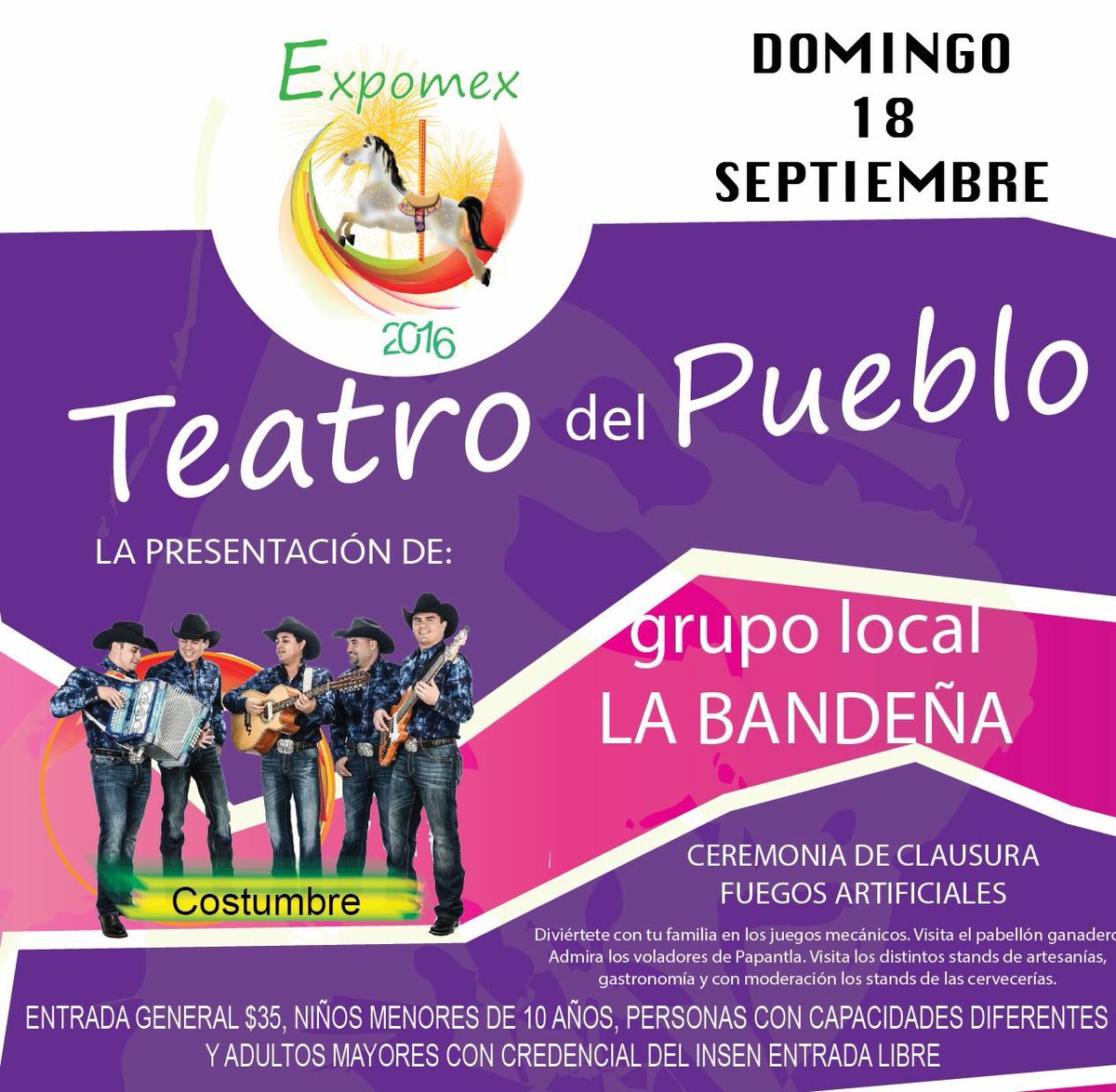 Grupo Costumbre (@grupocostumbre) on Twitter photo Amigos de Nuevo Laredo! Hoy estaremos en el Teatro del Pueblo de <a href="/ExpomexNLaredo/">Expomex Nuevo Laredo</a> 👏🏻👍🏻🇲🇽 los esperamos!!! Amigos de Nuevo Laredo! Hoy estaremos en el Teatro del Pueblo de <a href="/ExpomexNLaredo/">Expomex Nuevo Laredo</a> 👏🏻👍🏻🇲🇽 los esperamos!!!