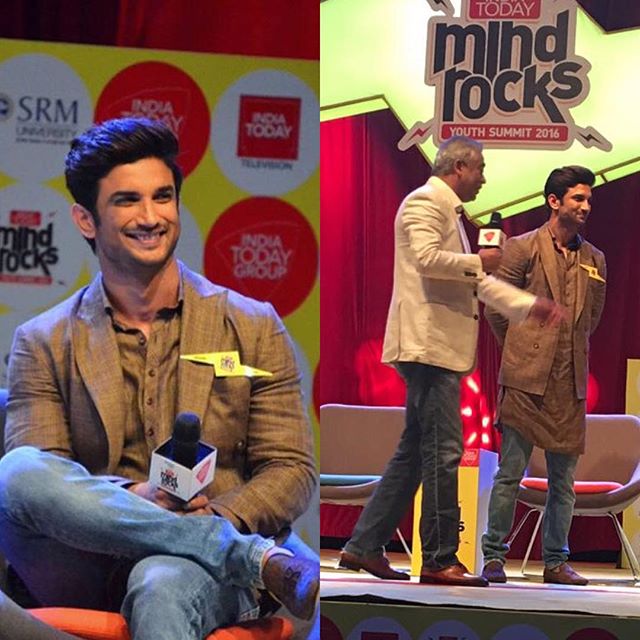 SSRisBae's tweet photo. [STYLE]@itsSSR's recent looks for #MSDhoniTheUntoldStory promotions! #Handsome 😍🔥💥
Styled by: @Anaita_Adajania https://t.co/PcnWDHuJy4