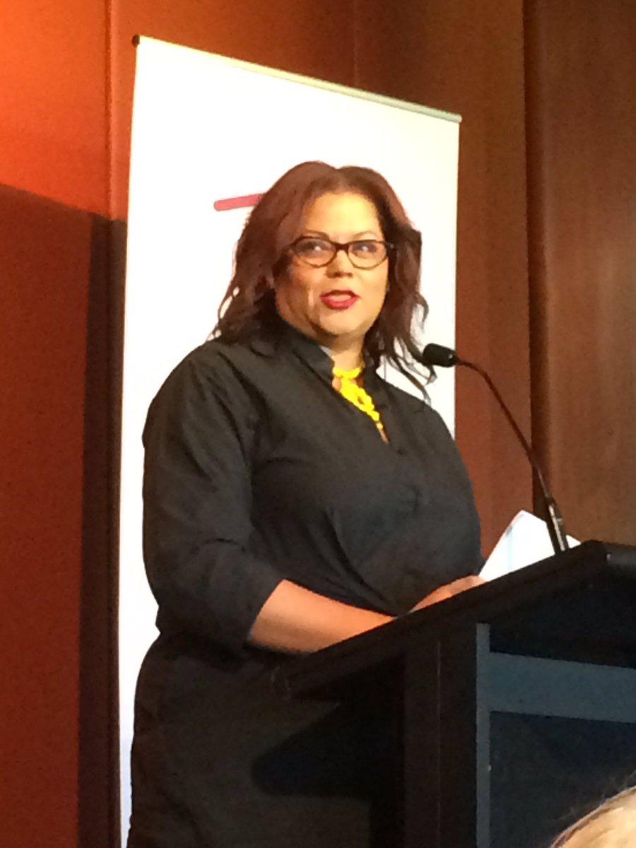 jennymcallister's tweet photo. Ever impressive - @tanyahosch giving the address at the #jessiestreet annual lunch. https://t.co/yKxpUI45wK