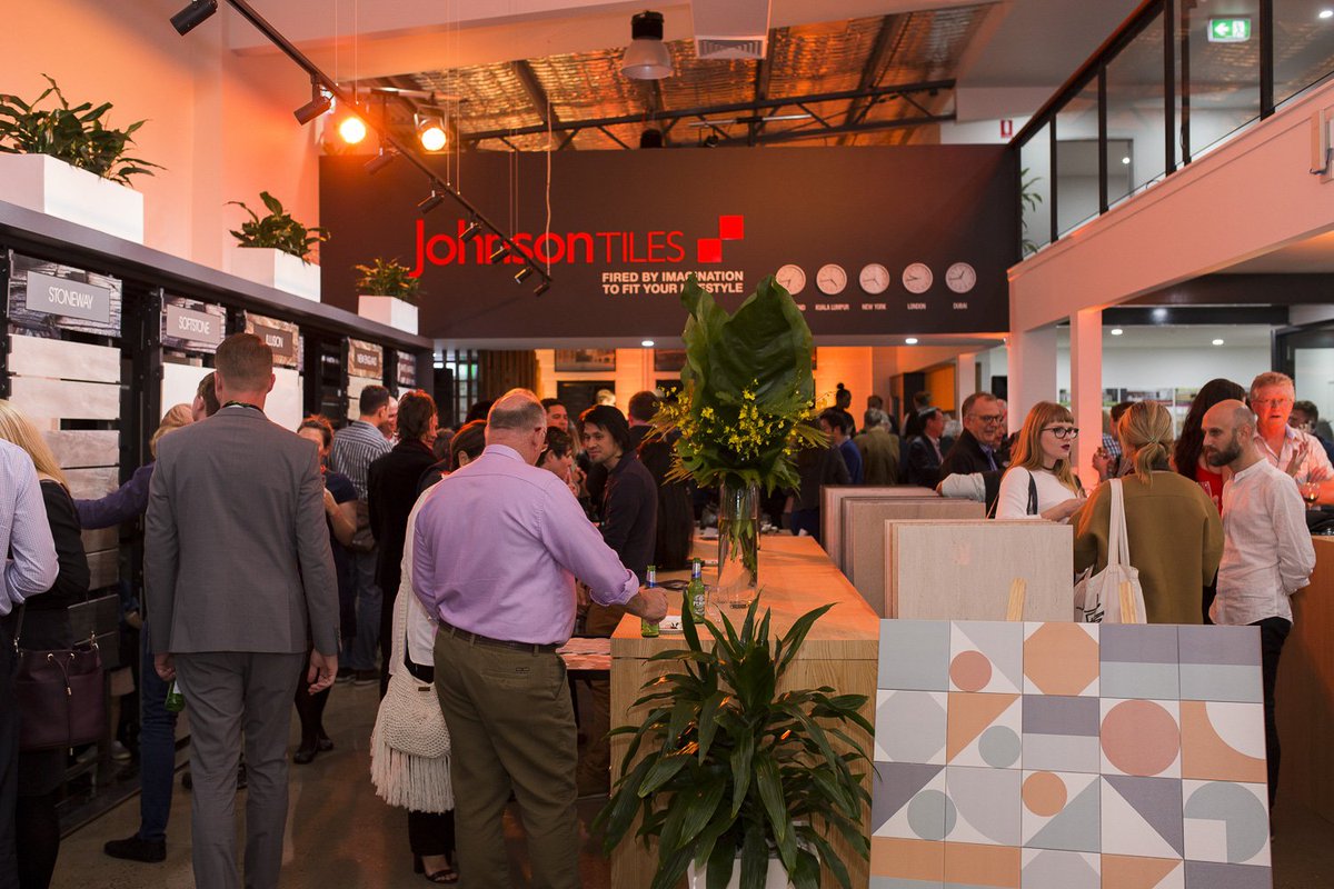 JohnsonTilesAus's tweet photo. Images from QLD Design Studio launch #johnsontilesaus #Brisbane #Melbourne #Sydney #Hobart #interiordesign https://t.co/ekbbrKDH3T