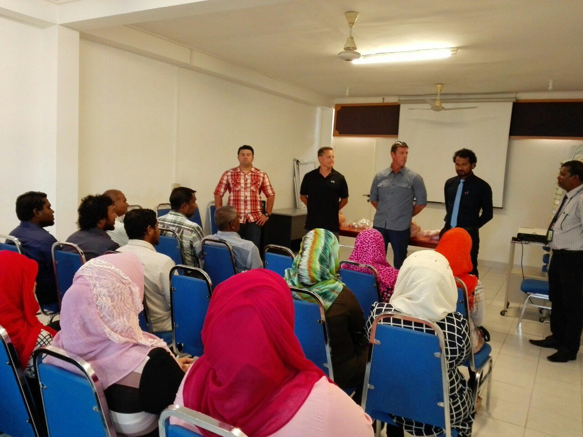 "First Response" Training programme conducted by b. atoll council with the Help of B. atoll Hospital and US Ambassy.