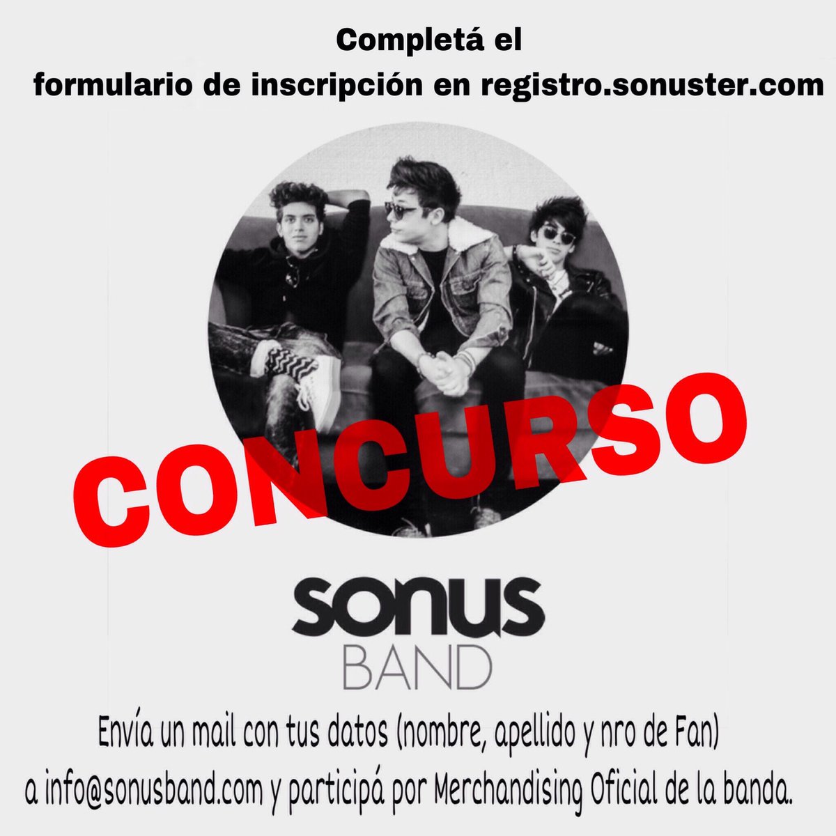 SonusBand's tweet photo. [RT] Concurso especial #DiaDeLaPrimavera‼🌺💐️ El ganador será anunciado el miércoles a las 20hs(Arg). A participar!!😏 https://t.co/x9pb7BkMuE