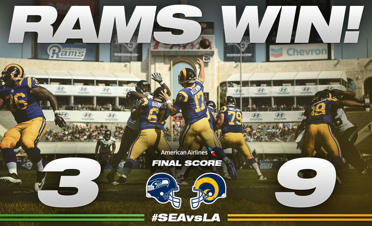 RamsNFL's tweet photo. Victory Formation. #SEAvsLA
Rams Win! #MobSquad https://t.co/mq7ovSMKhG