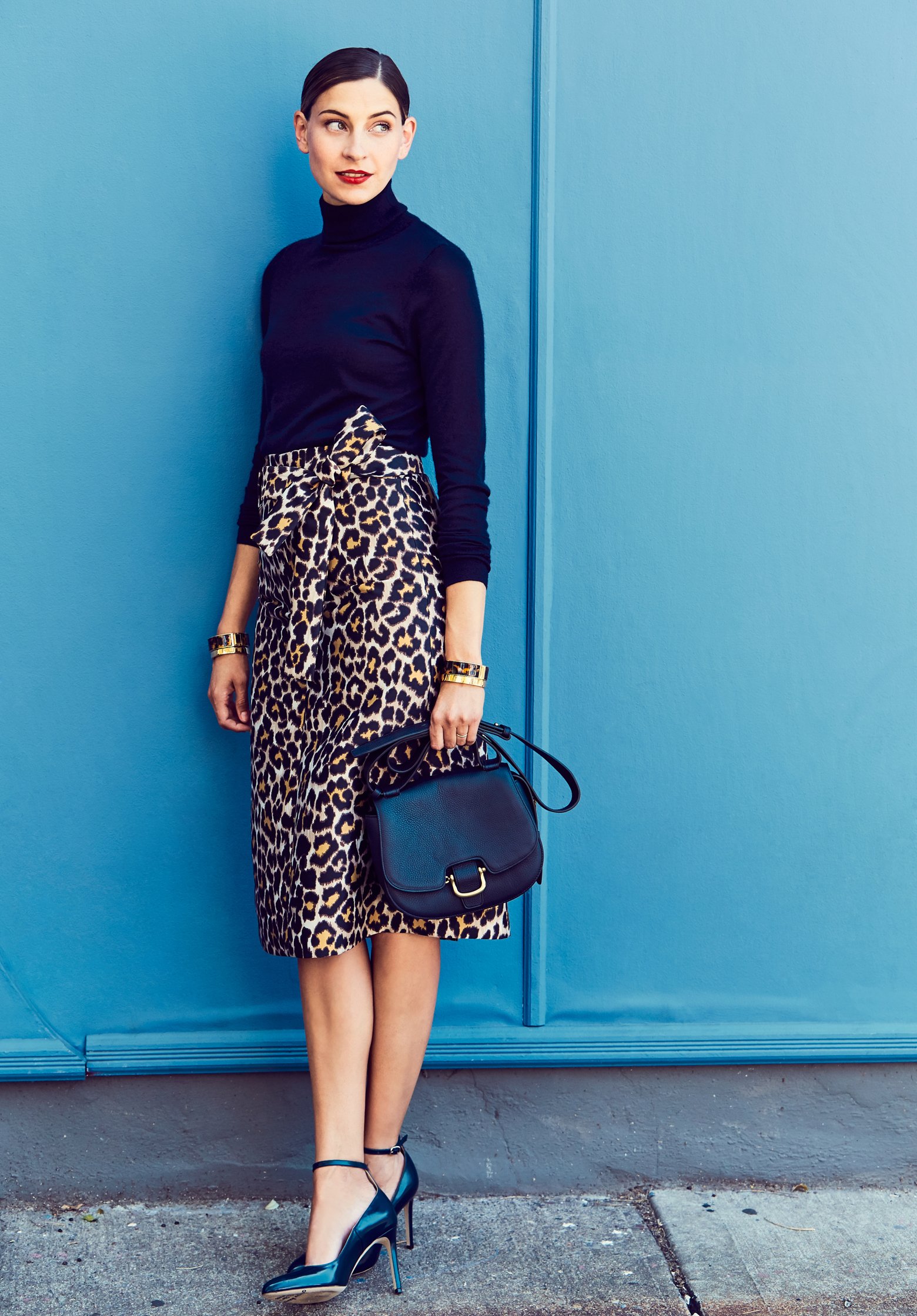 J crew cheetah skirt hotsell