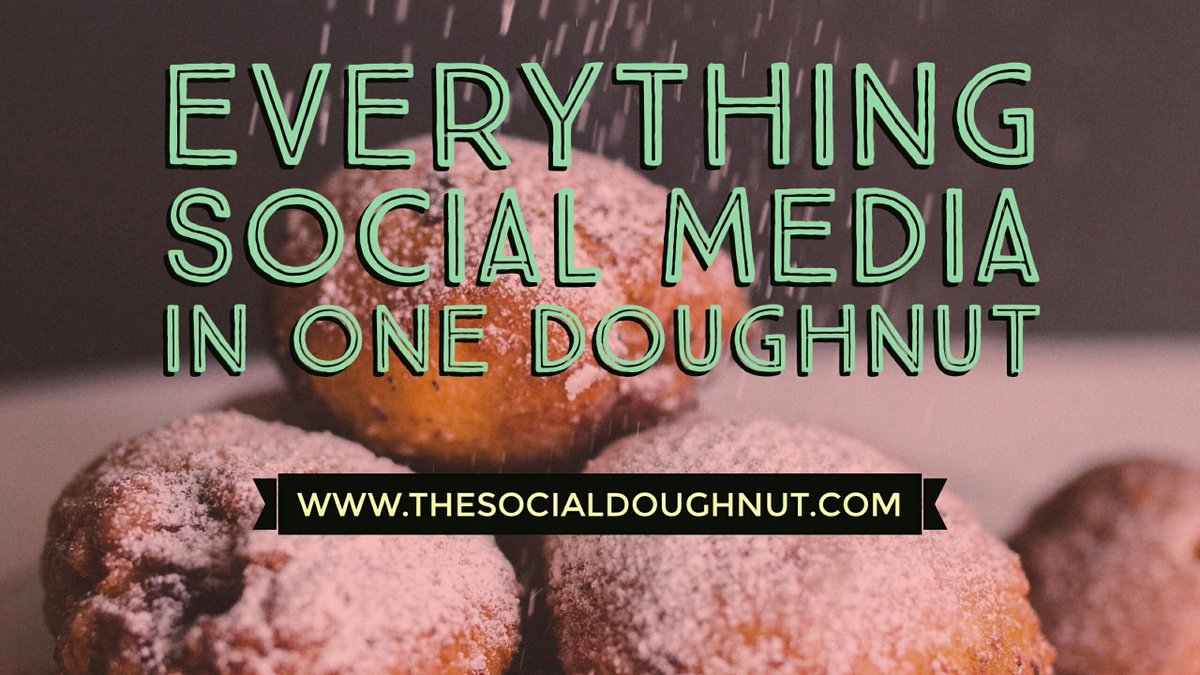 Social_Doughnut's tweet photo. Check The Social Doughnut for everything Social Media. https://t.co/LADQTKBCtn #fpsbs #blogger https://t.co/byLozQGR0G