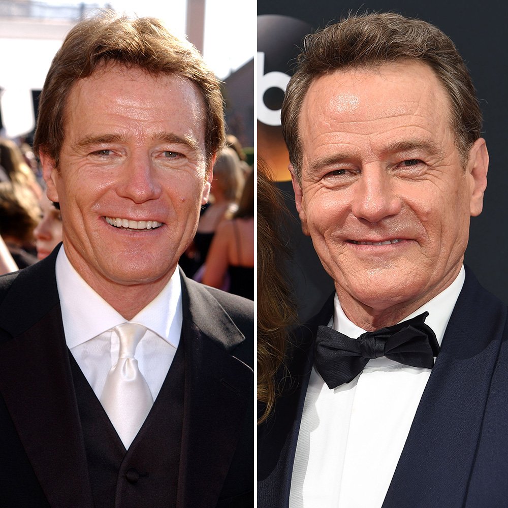 TODAYshow's tweet image. Walter White cleans up nicely! @BryanCranston at the #Emmys in 2003 and 2016.