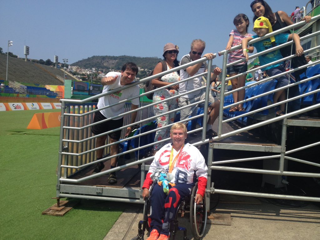 mahomsi's tweet photo. Every single moment was thrilling for me in the #paralympics  #bbcrio2016, this pic was taken yesterday at #Rio2016 https://t.co/x9ja0jSbXI