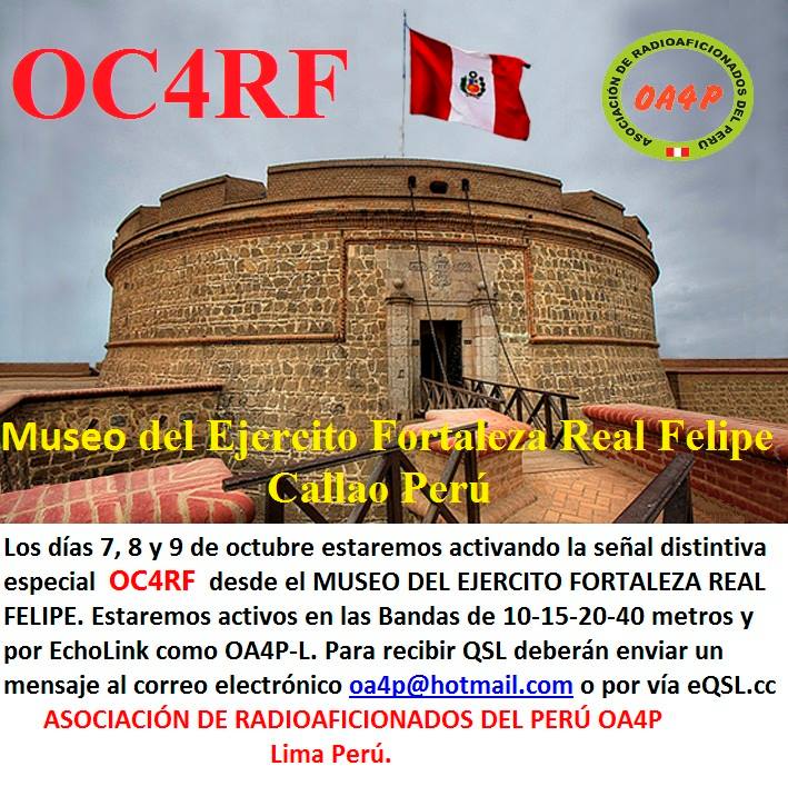 OA4P's tweet photo. To receive QSL should be sent via email or eQSL.cc oa4p@hotmail.com
Amateur Association PERU Peru Lima RADIO OA4P. https://t.co/gyYyOGIgIn
