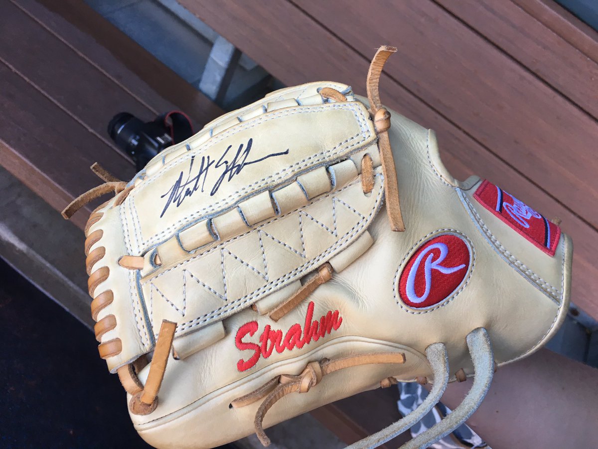 strahmk's tweet photo. @MattStrahm thanks for making my son's day today. What a gesture and a gift. We will keep it safe! https://t.co/uKiBCOw87Y