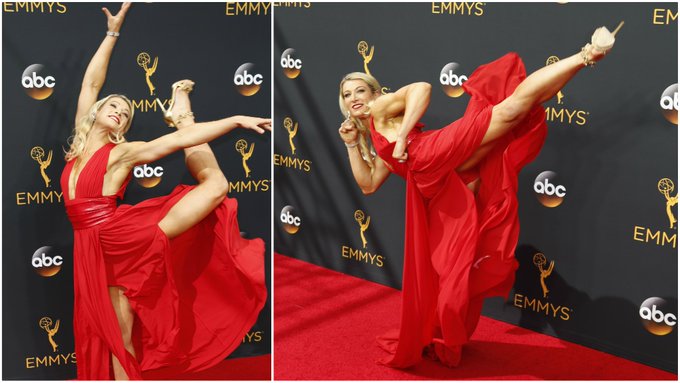 Jessie Graff Vonn steal show on the Awards red carpet