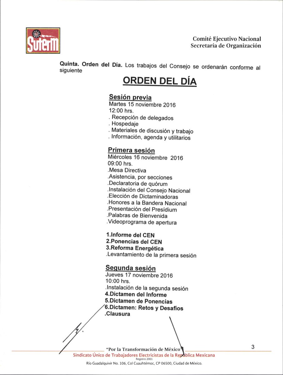 SUTERM_NACIONAL's tweet photo. Convocatoria 28 Consejo Nacional Ordinario https://t.co/rYjdtpmUW2