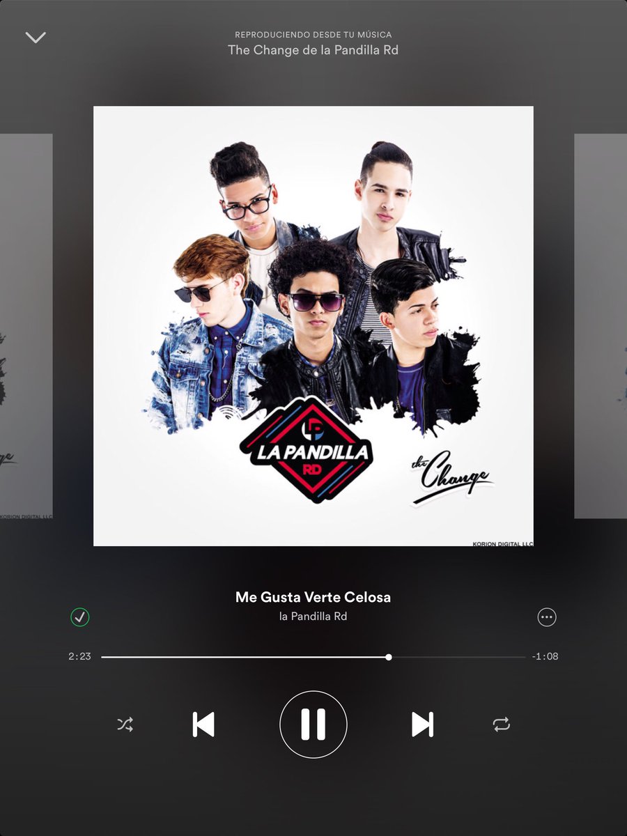 LPSigueReady's tweet photo. Me Gusta Verte Celosa es mi favorita😍😍😍😍 Y el álbum lo escucho todos los días 😩😩❤️ LO AMO💘 @LaPandillaRD 
-Mar⚡️ https://t.co/2MNsboJbFt