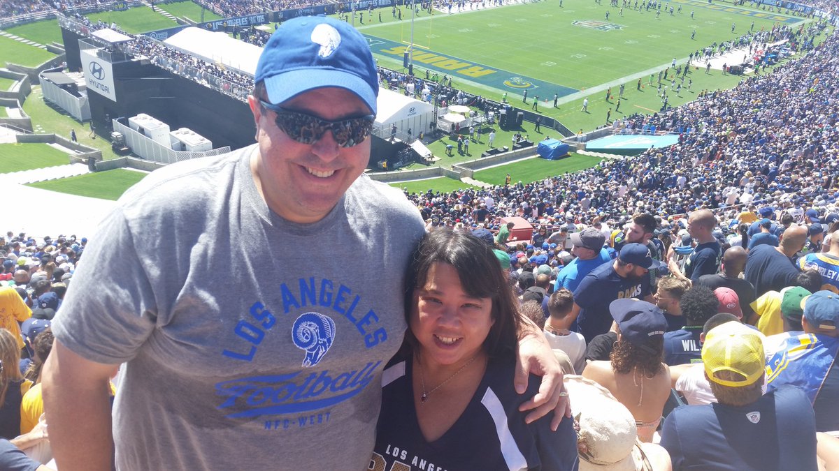 CynthiaS515's tweet photo. #WelcomeBackRams! https://t.co/MqNlZIkKZ7