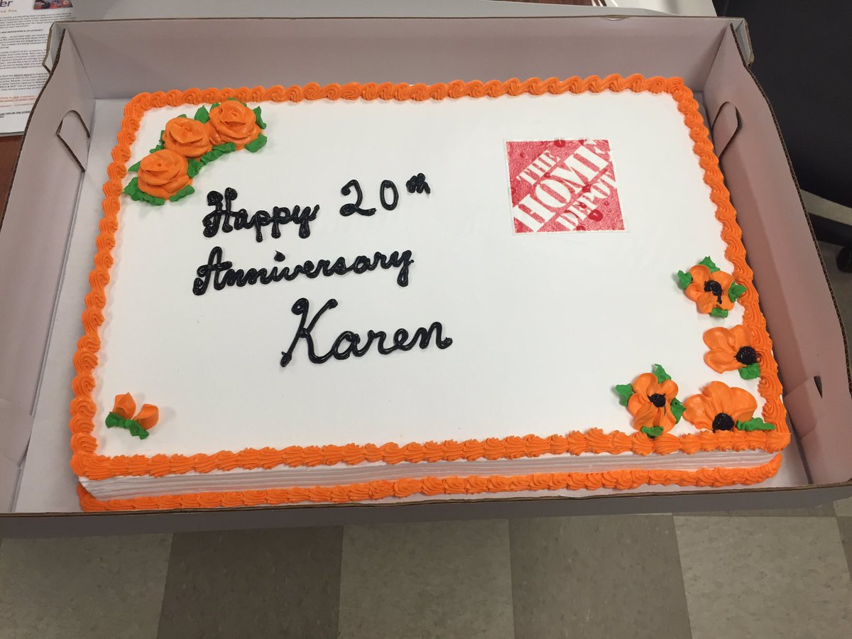 bigskyHD3101's tweet photo. Congratulations to Karen "credit queen" Olson on 20 years with Home Depot!  #committed https://t.co/jSyMsqpDTL