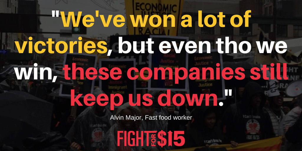 chifightfor15's tweet photo. Our biggest victory will be union rights. Everything else is just the start of the #FightFor15 https://t.co/xNAxHBroVF
