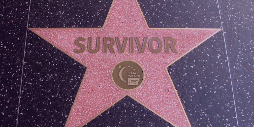 RelayForLife's tweet photo. Our walk of fame is all about SURVIVORS. Let’s take a moment tonight to celebrate them! #Emmys2016 https://t.co/JjUYwztqAI