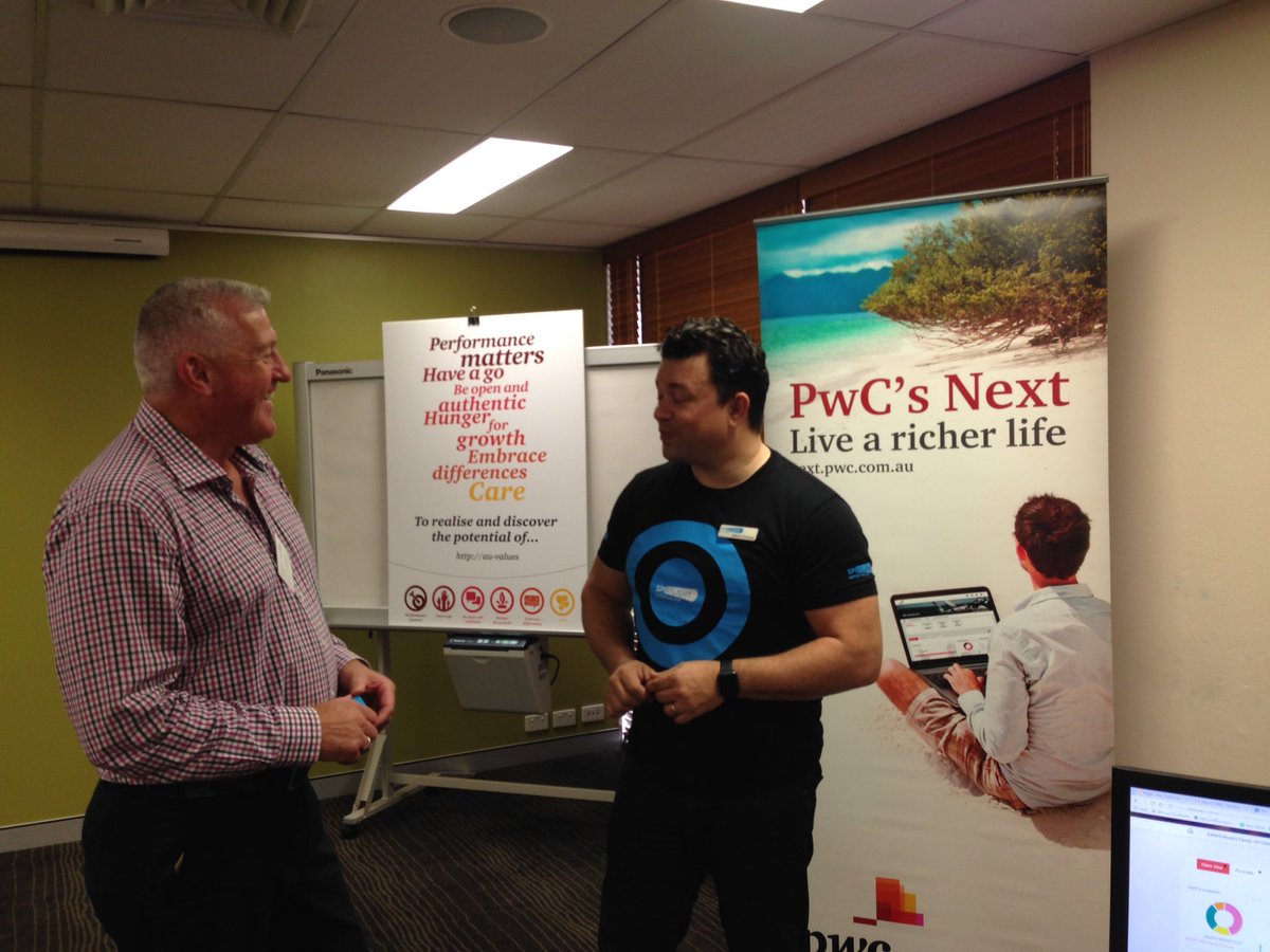 DyeanMoodley's tweet photo. Lovely being in sunny Townsville with @imelda_alexop for @PwC_AU Townsville #PwCsNext roadshow. https://t.co/CISGJrwRxs