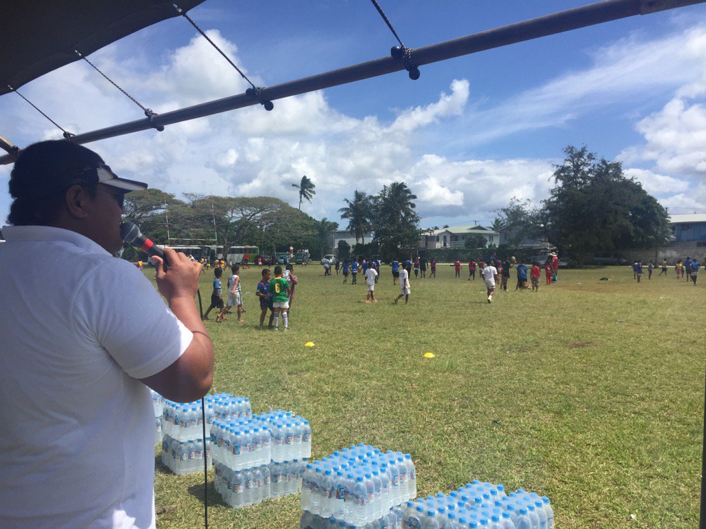 driscollkd1's tweet photo. World rugby sponsored kids  carnival in Tonga. Revised rules. Great to see 100's of boys &amp; girls playing... https://t.co/prm1vCBe69
