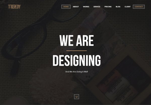 Designers_Today's tweet photo. Trendy – Creative One Page HTML Template https://t.co/pSV1ey9QPG https://t.co/Vgr2AzmRGA