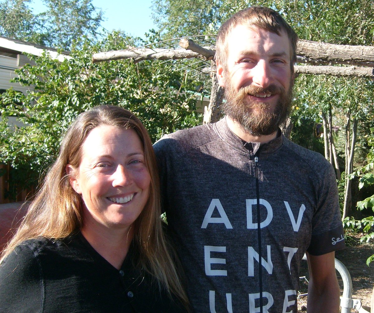 altcolo's tweet photo. 4 years married
2 1/2 years on bikes 30,000 miles
#transam2016 #cyclists
#coloradolive
#adventurecycling https://t.co/fbX2uVWwkV
