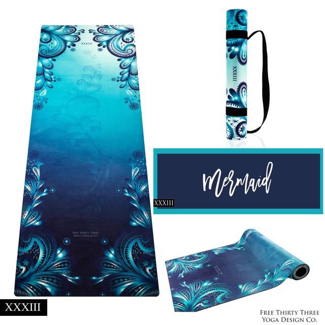 Mermaid Vibes!!!!  Mermaid Yoga Mat is here 💙