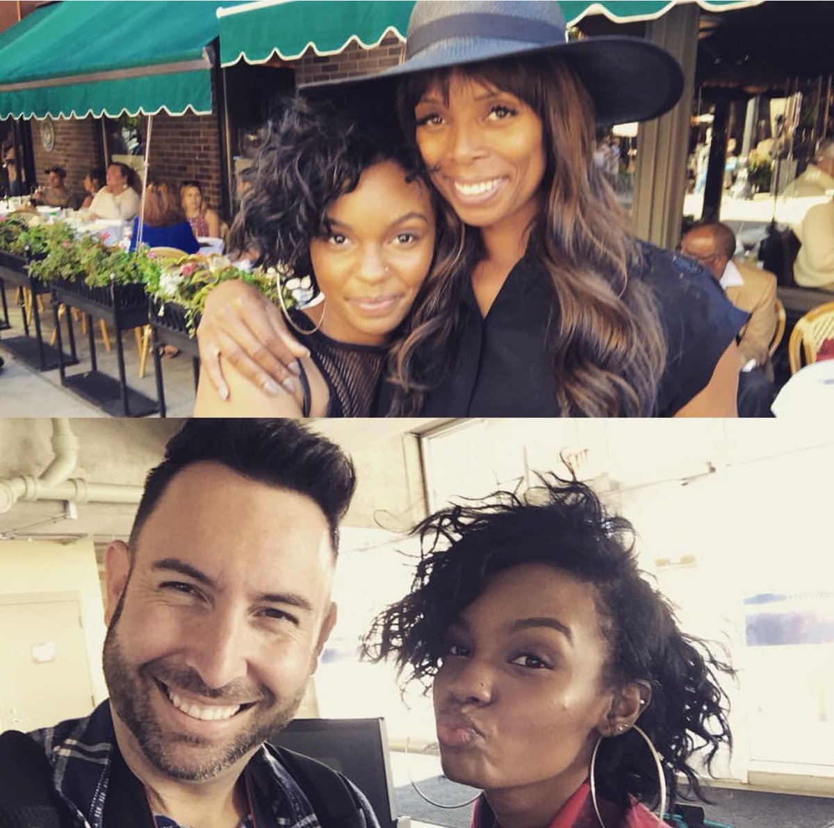 WeLoveMcClainS1's tweet photo. @SierraMcClain reunited with her movie mom @tashasmith4real (Daddy's Little Girls)! #DLG2? via.. @joshwphoto https://t.co/C5NGjeemq1