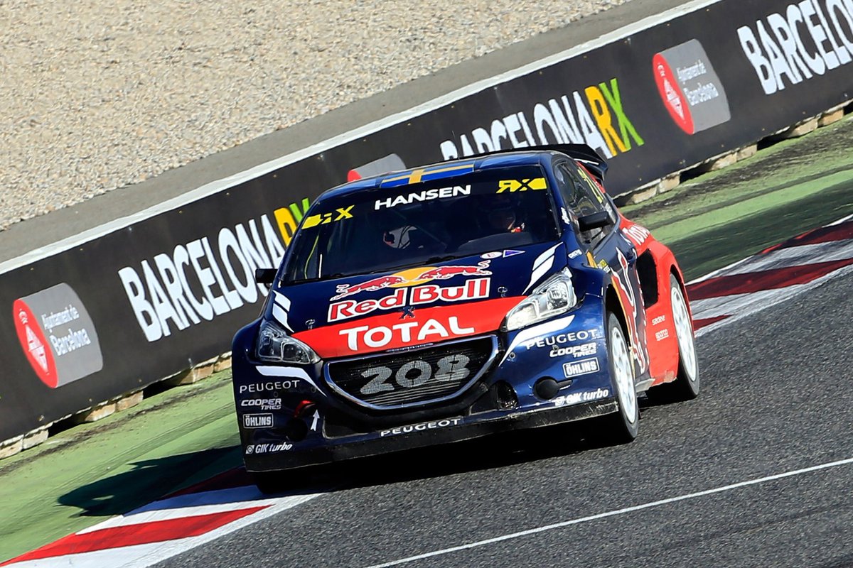 GALOJAL's tweet photo. 🏁 Final del @BarcelonaRX y @Timmy_Hansen acaba segundo. 8 podiums consecutivos para el equipo #PEUGEOT208WRX 👏🏻🎉🔝 https://t.co/PKaGd8WOVB
