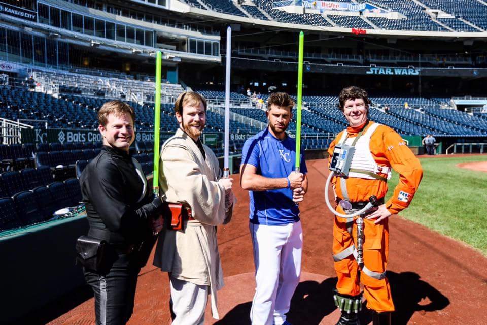 KyleDetrick's tweet photo. @drewbutera thanks for making our time at the K another memorable one! https://t.co/BBMZls5s8A