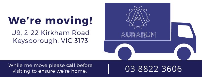 We’re moving! blog.aurarum.com.au/were-moving/